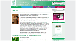 Desktop Screenshot of ctifl.fr